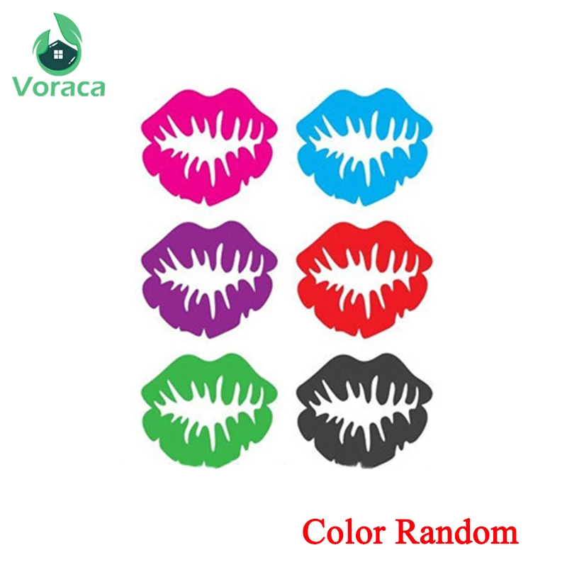 6pcs/12pcs Set Silicone Glass Wine Lip Shaped Label Marker Recognizer Tea Mug Cup Bottle Logo Party Supplies Multi Color | Дом и сад