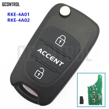 

QCONTROL 433MHz Car Remote Key for HYUNDAI Accent RKE-4A01 or RKE-4A02 Door Lock Controller