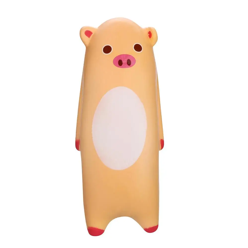 Мягкие милые поросята веселые детские мягкие кошки Kawaii сжимаемые игрушки для снятия стресса 4,3 - Цвет: Orange
