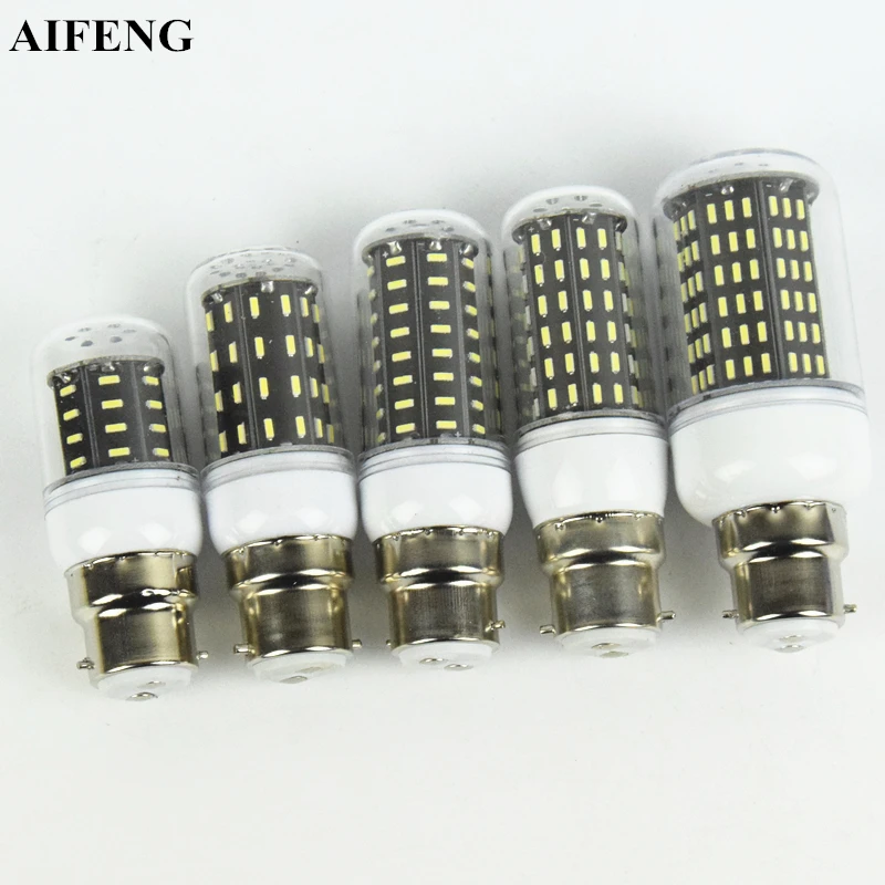 AIFENG светодиодные лампы E27 E14 B22 прожектор SMD 4014 36 56 72 96 138 светодиоды светодиодные лампы кукурузы огни 220 В 230 В 240 В для Освещение в помещении