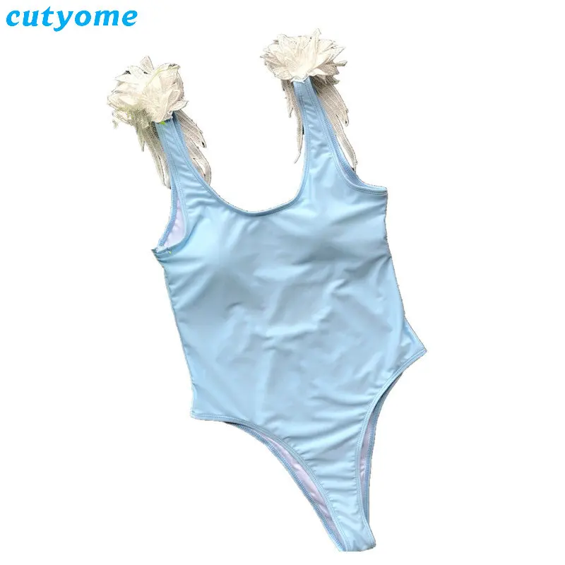 2019 Family Matching Women Swimsuit Mother Daughter Adult Kid Baby Girl Feather One Piece Bikini Swimwear Bathing Suit Beachwear (27)