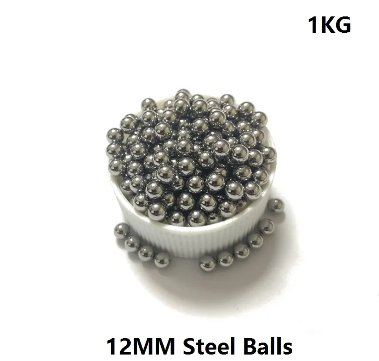 

Free Shipping 1kg/lot (about 140pcs) Diameter 12mm high-carbon steel balls 12 mm Bearing Balls Precision G100