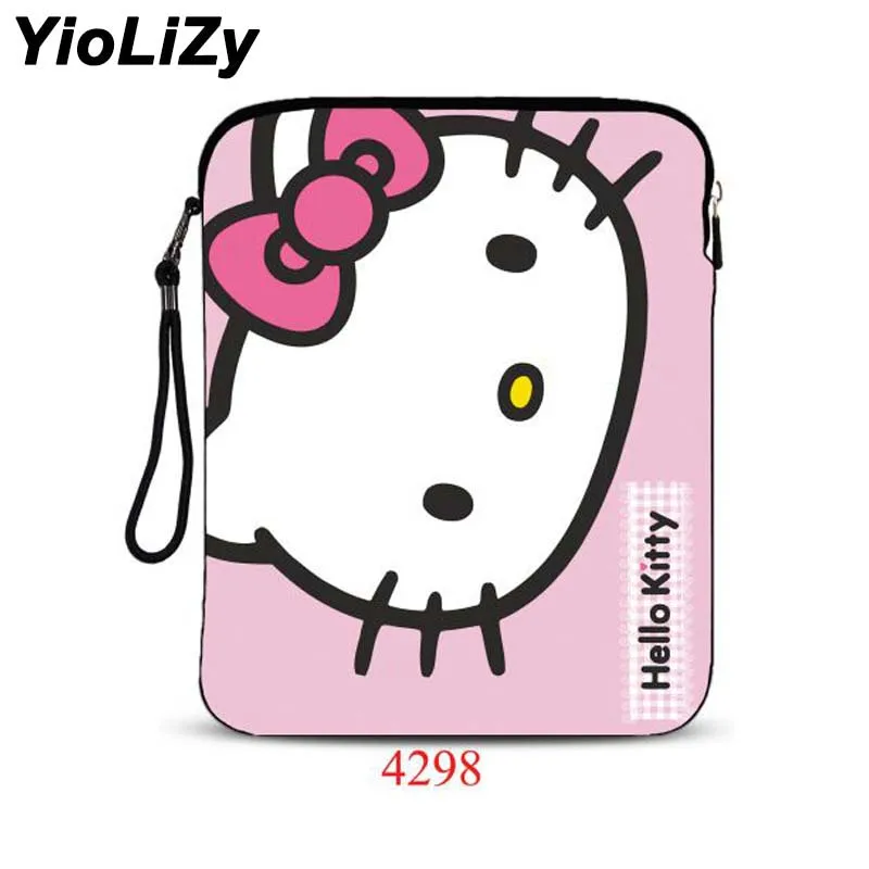 

print hello kitty 9.7 inch smart mini tablet Case men laptop bag notebook sleeve protective shell For Apple iPad Air pro IP-4298