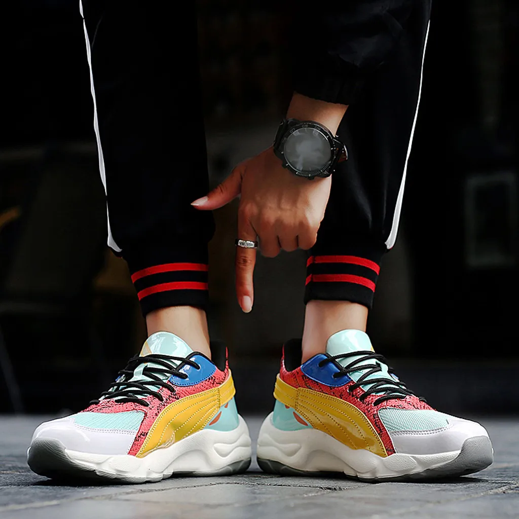 Мужские дышащие спортивные кроссовки на высокой платформе для ходьбы и бега, увеличивающие рост кроссовки на высоком каблуке 6 см# G8