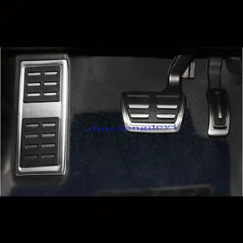 

Aluminum SPORT PEDALS Brake Fuel Foot Rest ForVW GOLF MK 7 / AUDI A3 8V LHD AT