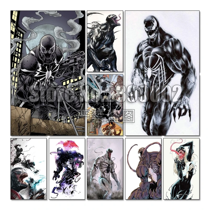 

5D DIY Diamond Embroidery Cartoon Venom Art Cross Stitch Full Mosaic Diamond Painting Rhinestones Christmas Gift Home Decor