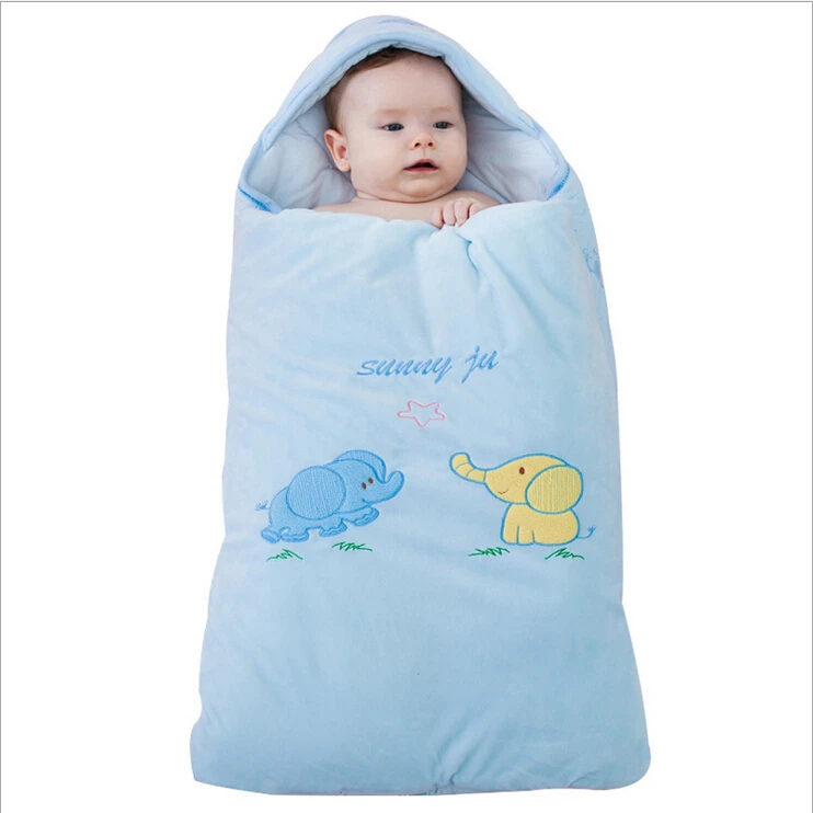 Elephant Baby Sleeping Bags Korea Cashmere Envelopes For Newborns Elephant Baby Sleeping Bags Korea Cashmere Envelopes For Newborns Multifunction Super Soft Bag Winter Swaddling In Sleepsacks From Mother