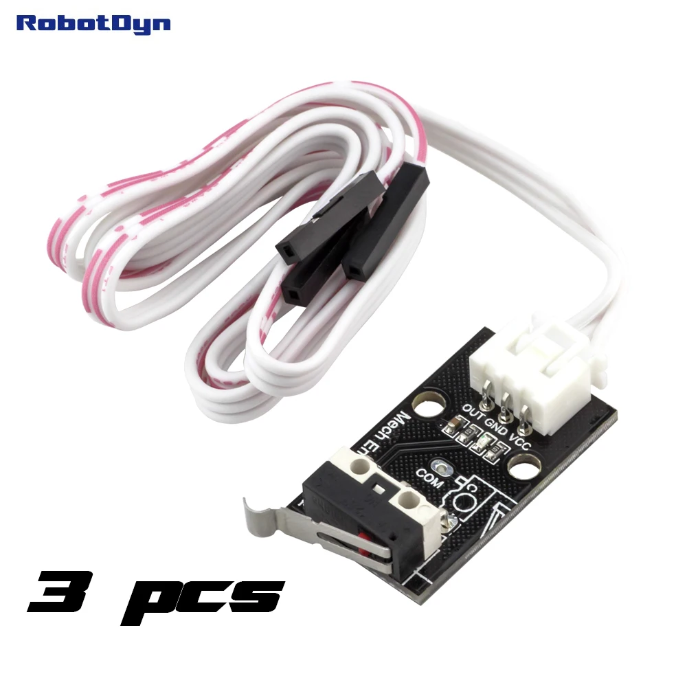 

3 pcs - mechanical endstop for 3D and CNC machine, with wire 60cm
