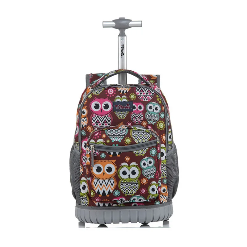 Rolling Backpack Children Trolley School Bags Laptop 18 Inch Multifunction Wheeled Bookbag Travel Bag for Kids and Students | Багаж и