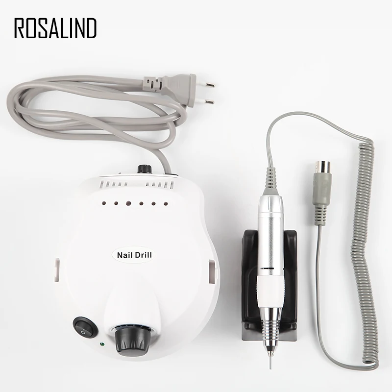 

ROSALIND Electric Manicure Drill New Arrival EU Plug Nail Design Nail Art Nails Accessories Drill Equipment Nail File Manicure