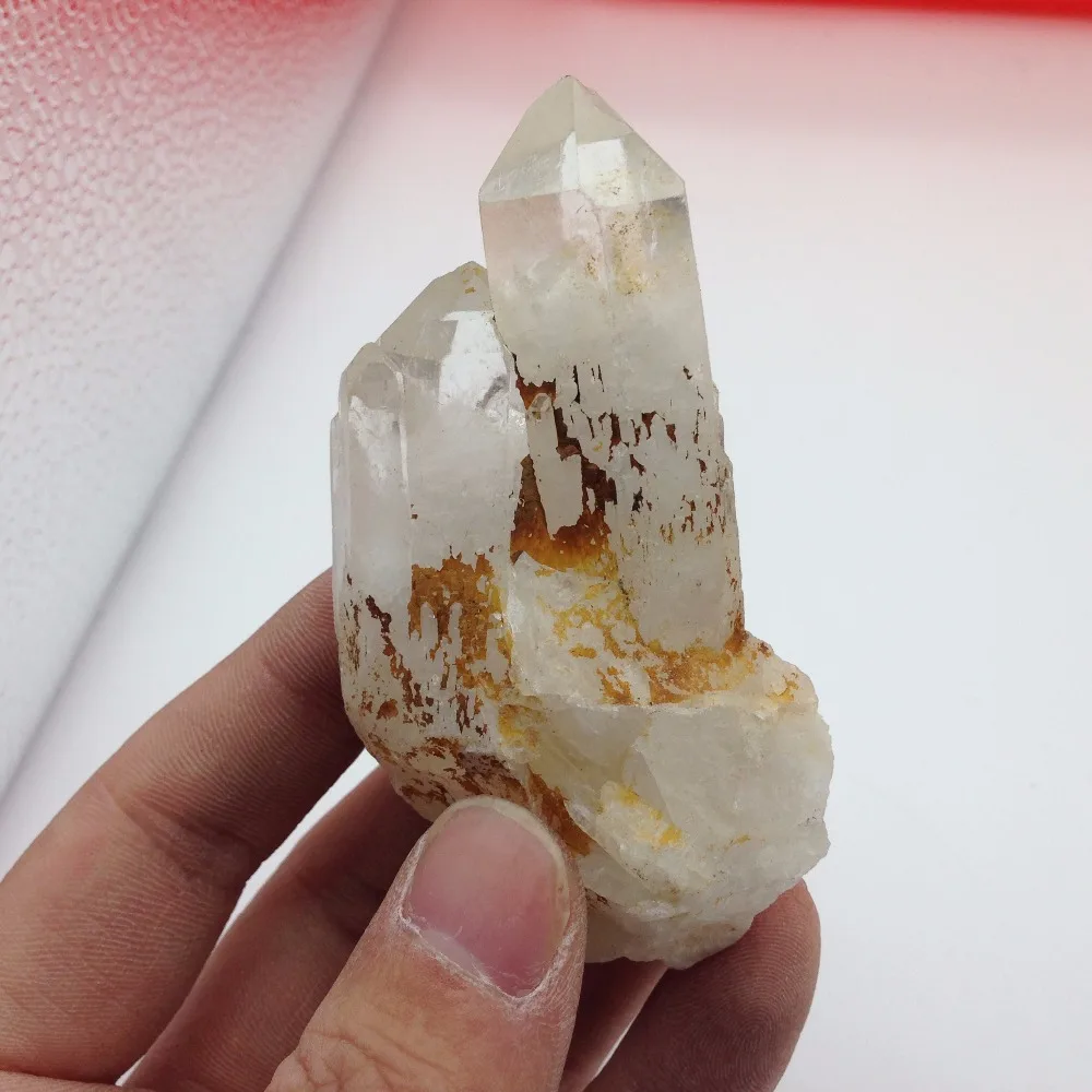 TT435(107g) Natural Quartz Cristal Stone and Clear Healing Point Quartz