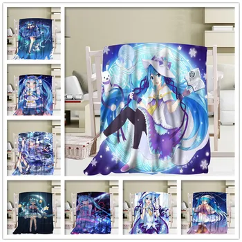 

New Arrival Snow Miku Blankets 3D Printing Soft Blanket Throw On Home/Sofa/Bedding Portable Adult Travel Cover Blanket