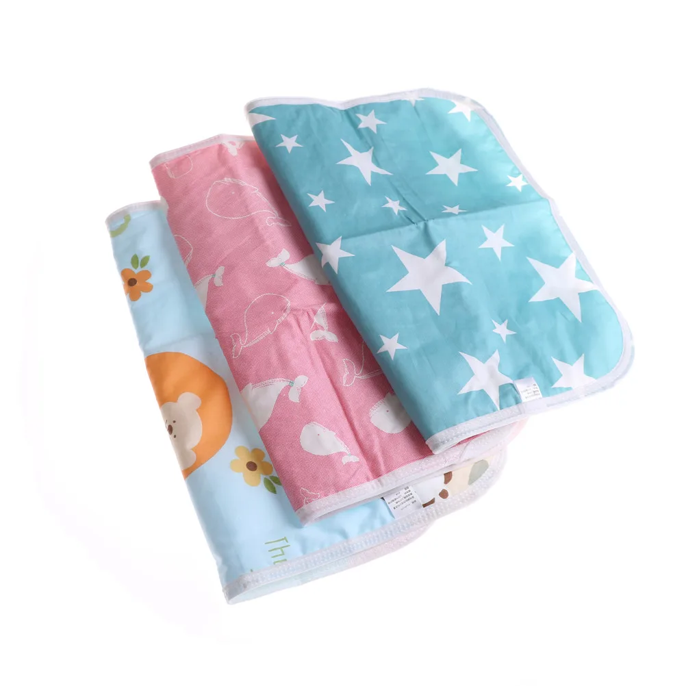 

Reusable Diaper Foldable Washable Changing Mat Infants Cute Waterproof Mattress Children Game Floor Mats Cushion