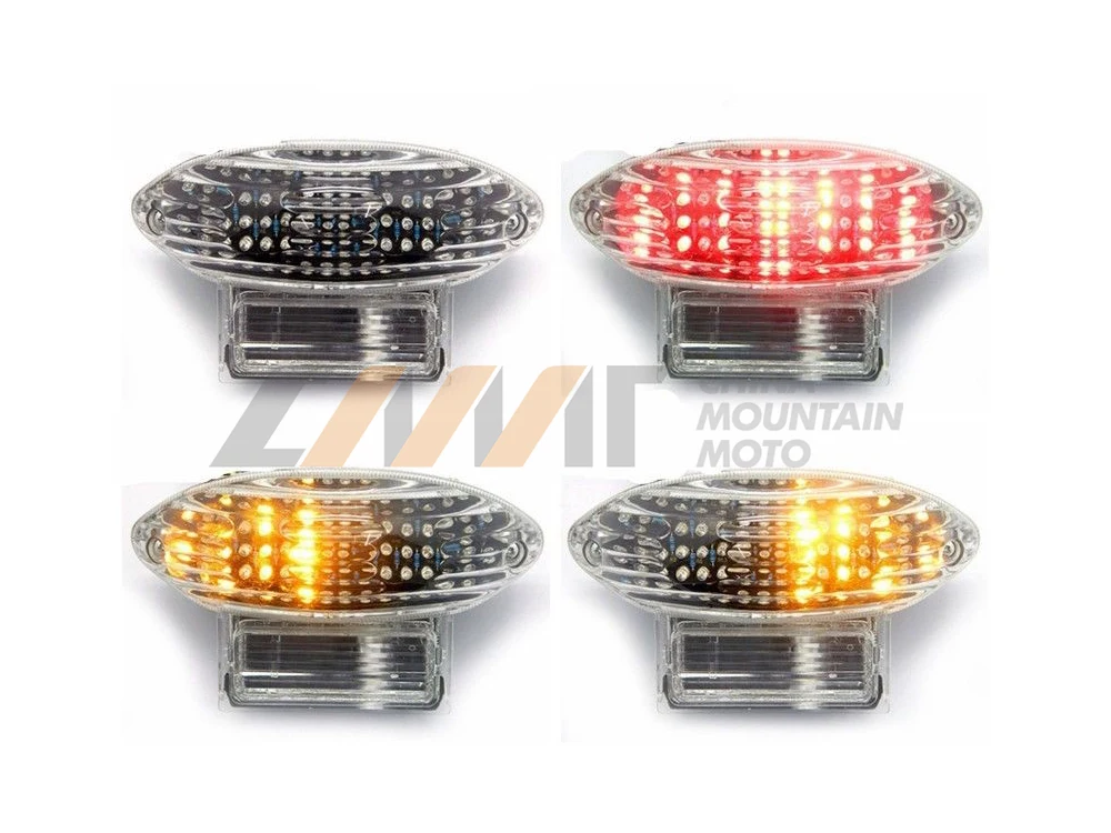 

Clear LED Turn Signals Tail Brake Light case for Suzuki Hayabusa GSX1300R GSX 1300R 1999-2007