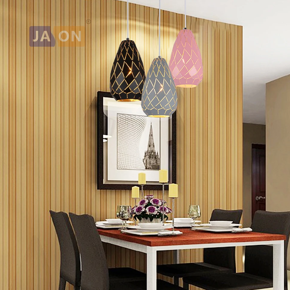 

led e27 Nordic Iron Blue Pink Gray Black White LED Lamp LED Light.Pendant Lights.Pendant Lamp.Pendant light For Dinning Room