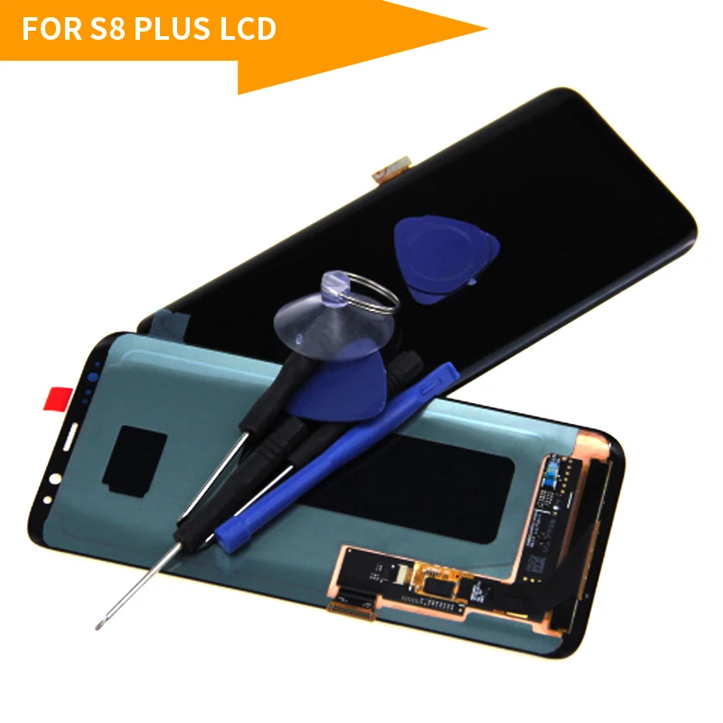

Super Amoled For Samsung Galaxy S8 Plus G955 G955F lcd Screen Replacement LCD Display Touch Panel Without Frame Assembly
