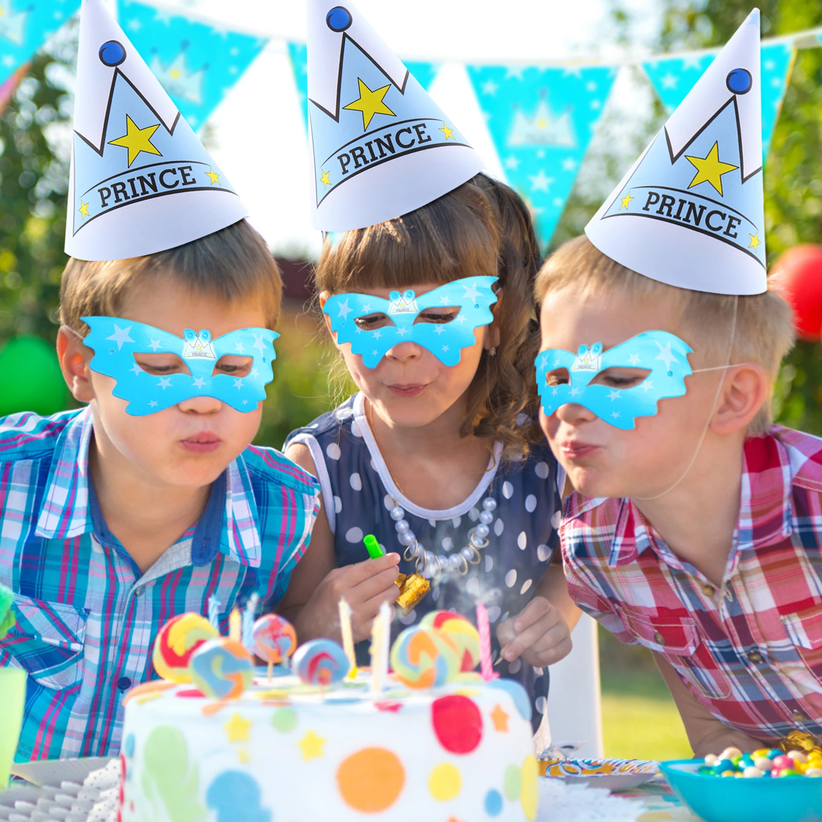  16pcs/set Princess Crown Theme Party Supplies Baby Shower Birthday Party Decoration Plates Cups Ban - 32951207461