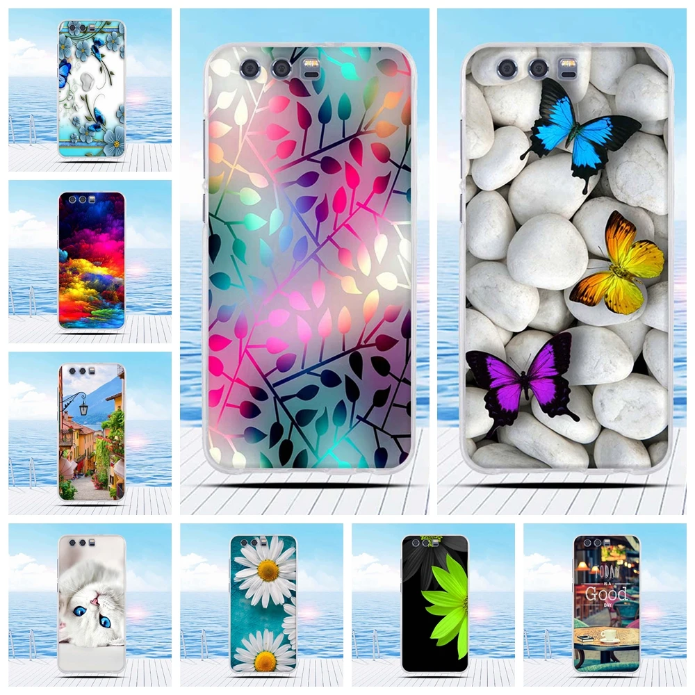 

Cartoon 3D Relief Printing Pattern Back Cover TPU Soft Silicone Case Coque Capa Funda For Huawei Honor 9 Premium