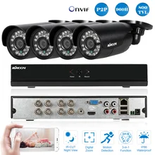 Kkmoon 8ch 960 H D1 DVR Системы комплект 800TVL наружного видеонаблюдения Камера 4 шт. ИК Водонепроницаемый 800TVL Камера Товары теле- и видеонаблюдения комплект