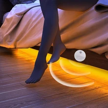 3/6 шт. движения Сенсор ночник Беспроводной стены легкий магнит шкаф-купе освещение Лестницы Ванная комната Luz Кухня аварийный светодиодный ночник