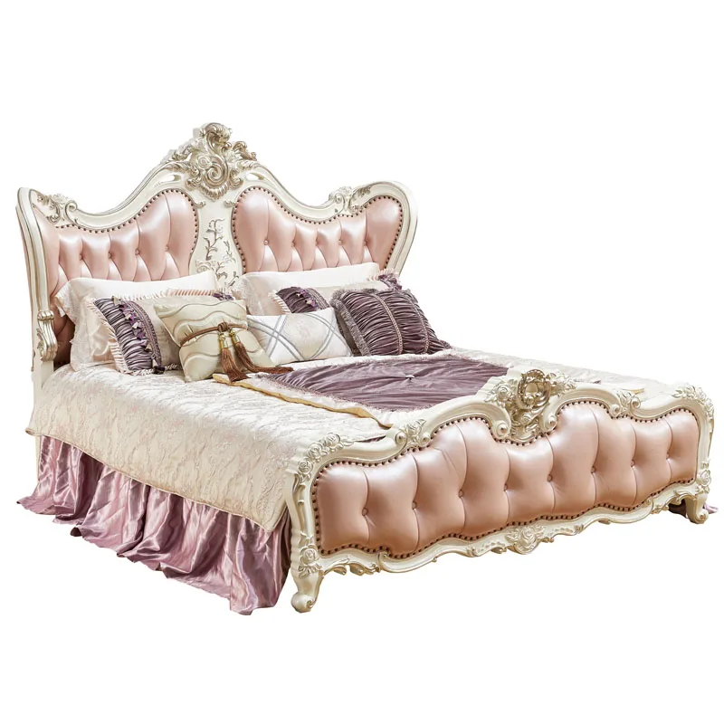 Foshan furniture high quality luxury kingsize bed super king size bed