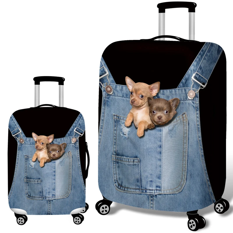 RUPUTIN New Suitcase Elastic Dust Cover Luggage Case For 18~30 Inch Password Box Trolley Case High Quality Cat Protective Cover