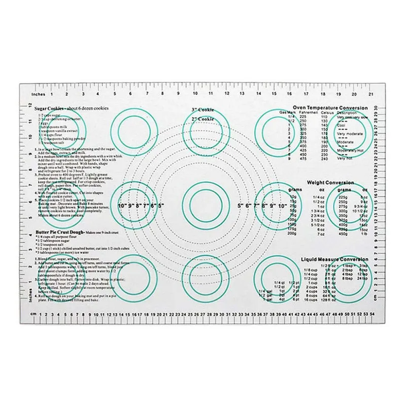 Силиконовые коврики для выпечки лист тесто для пиццы антипригарный держатель для кондитерских изделий Кухонные гаджеты Инструменты для приготовления пищи посуда Аксессуары для выпечки - Цвет: 40x60cm