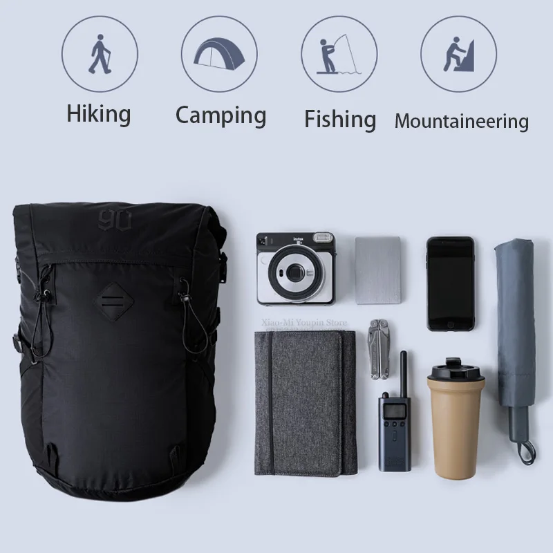 Xiaomi Mijia 90 Hike рюкзак 25L большой емкости IPX4 водонепроницаемая сумка для ноутбука для кемпинга, походов, деловых поездок