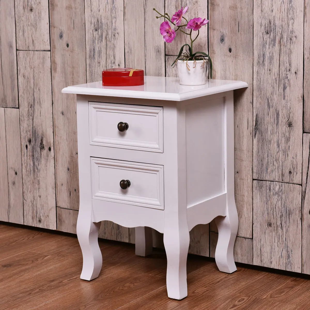 Giantex White Curved Legs Accent Side End Table Modern Nigh stand Bedroom Furniture with Drawers Nightstand HW54090 Giantex White Curved Legs Accent Side End Table Modern Nigh stand Bedroom Furniture with Drawers Nightstand HW54090