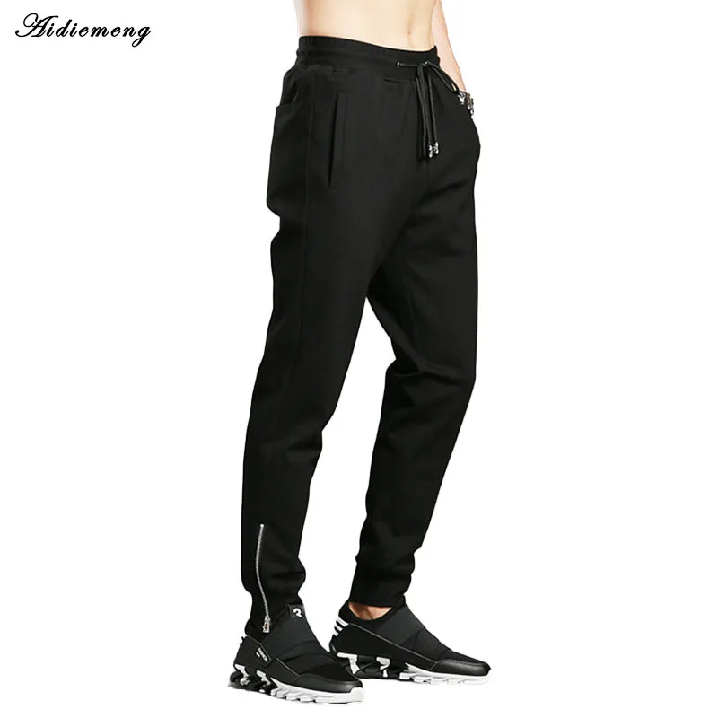 Aidie мужские спортивные штаны g, мужские осенние повседневные штаны, мужские спортивные штаны, модные обтягивающие штаны для тренировок, фитнеса, мужские брюки для мужчин, Ali815 - Цвет: Черный