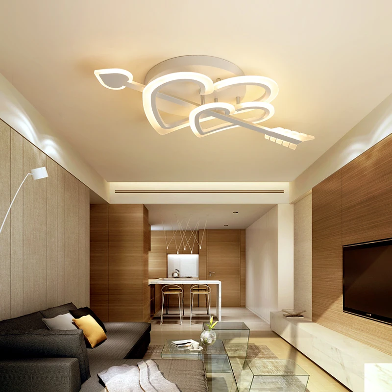Современные светодиодные потолочные лампы Love Design для гостиной спальни столовых
