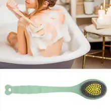 Комплексная щетка для чистки ванной мягкая длинная ручка для купания Задняя щетка шариковая щетки для душа pommeau de douche