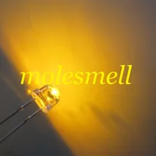 10000 шт./лот Быстрая! 5 мм соломенная шляпа желтый светодиод(2000MCD) 5 ММ Strawhat желтый светодиод большой угол главе