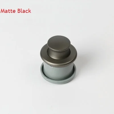 4 шт. Скрытая кнопочная ручка шкафа для RV мотор для домашнего шкафа караван - Цвет: Matte Black