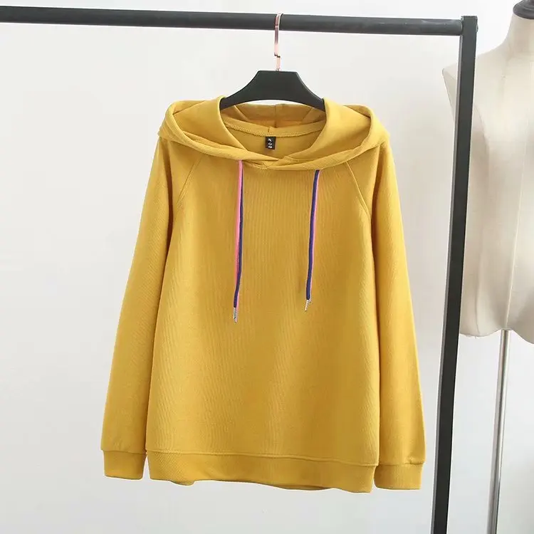 Women Sweatershirts Hooded Plus Size Cotton Autumn Woman Warm Thick hooded Sweatershirts Tops Winter Outwear Oversized 4XL