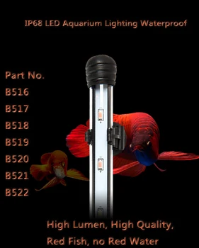 

free ship 71cm 9W New professional Underwater led lamp waterproof led aquarium light coral reef fish tank Aquarium Liner light