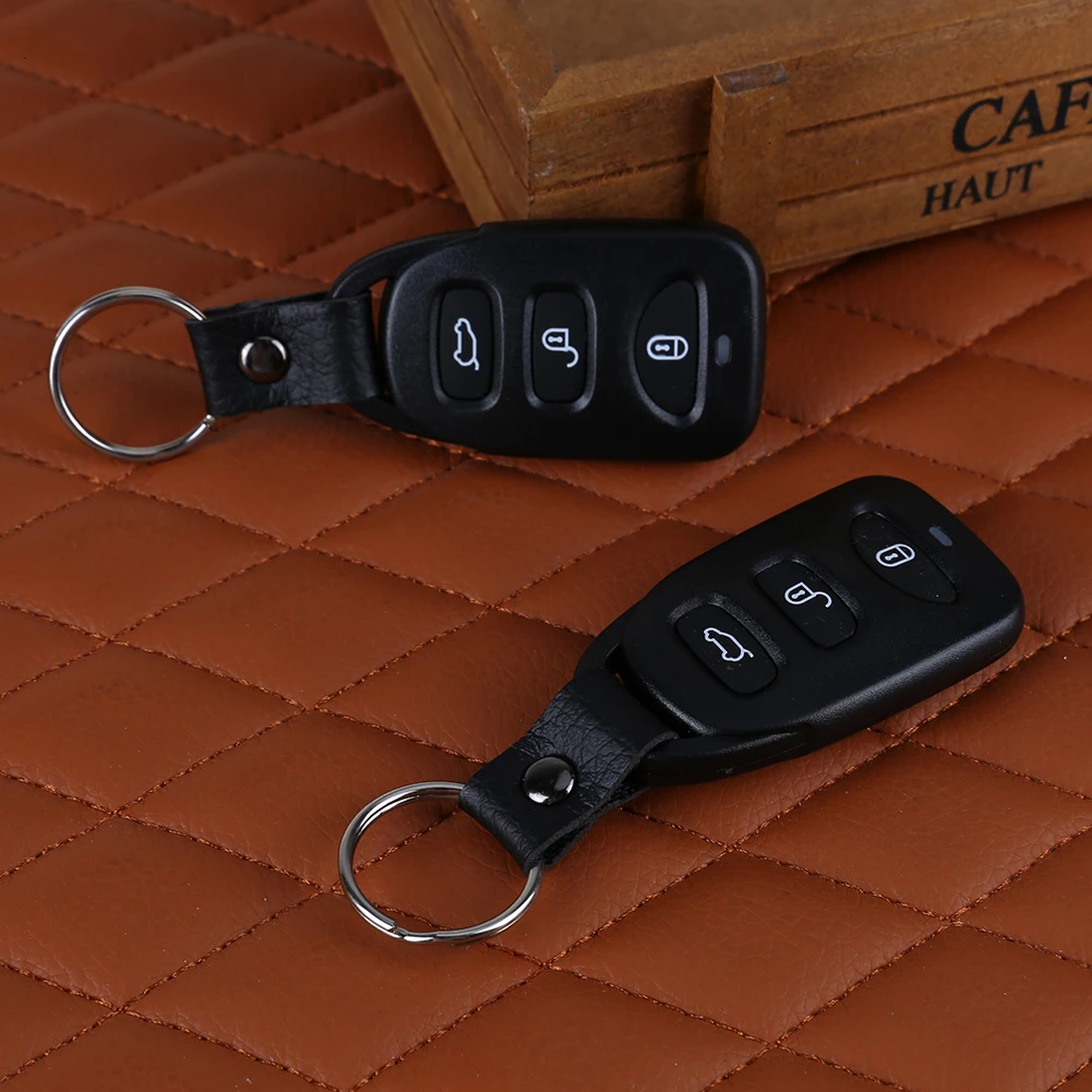 Universal Alarm Systems Car Remote Central Kit Door Lock Locking Vehicle Keyless Entry System New With Remote Controllers New