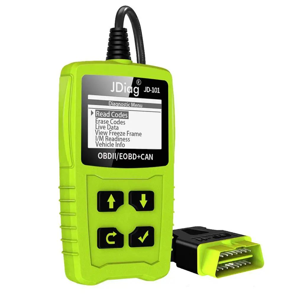 Best Car Diagnostic Tool For JD101 OBDII EOBD AL519 Diagnostic Device OBD Code Scanner Vehicle Error Code Reader Works On All Cars