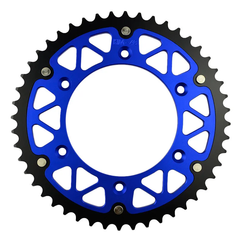 Мотоцикл Запчасти Сталь алюминиевые композитные 45-52 т задние колеса для HUSQVARNA te300 TC250 fc350 FE350 Fit 520 цепи - Цвет: 48T