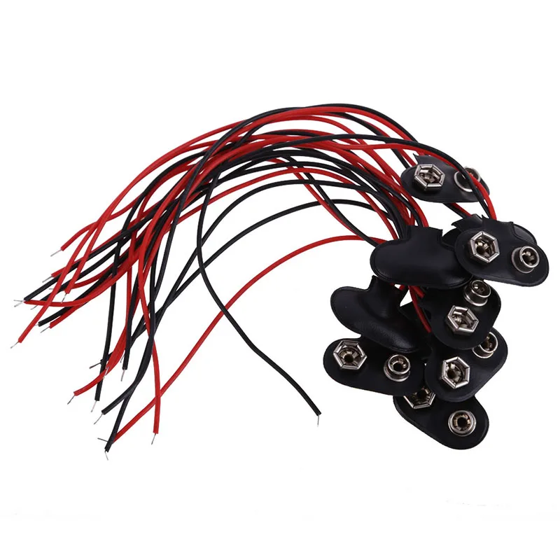 10 шт. зажимы для батарей 9 В (9 В)|t type connector|snap connectorsnap on |