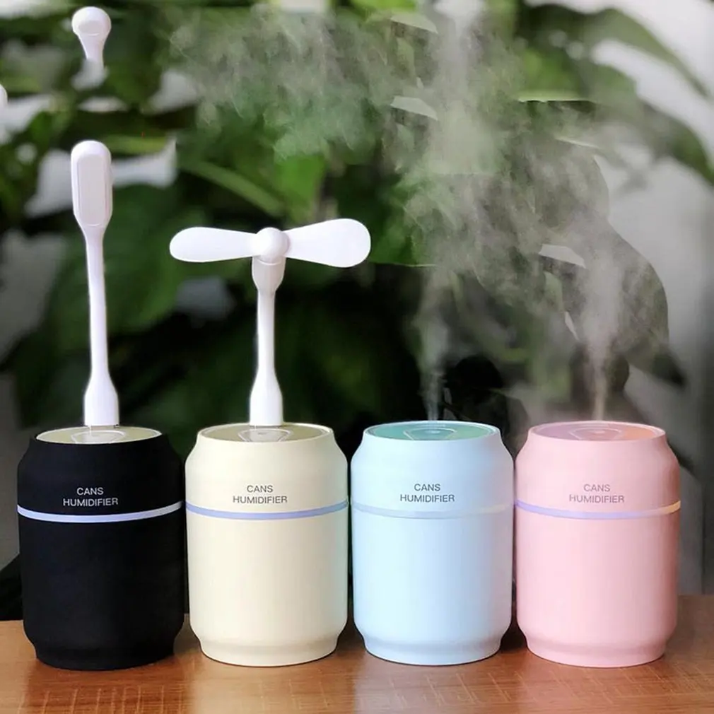 

Portable Humidifier USB Charging Bulb aromatherapy small fan handheld Aromatherapy Essential Oil Aroma Diffuser For Home