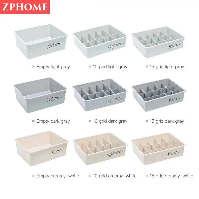 Underwear socks drawer organizers bra storage box underwear storage compartment