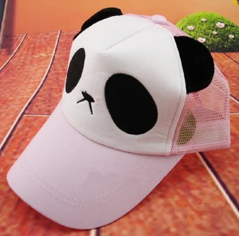BCFF Child Fashion Cotton Cute Panda Style Sunscreen shade Baseball Cap Hat 