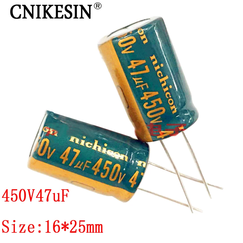 CNIKESIN 5 шт. 450V47UF для Nichicon низкочастотное сопротивление долгий срок службы