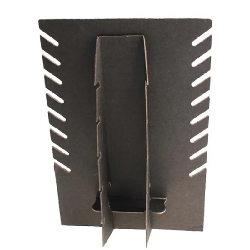 Velvet Earrings Ring Necklace Organizer Ear Studs Jewelry Display Stand Holder Rack Showcase Showcase Rectangle Leather Jewelry Packaging