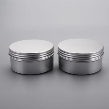 

150g Thread Cosmetics Cream Containers Empty Sample Packaging Aluminium Jars Bottles Ointment wax Cosmetics bottle