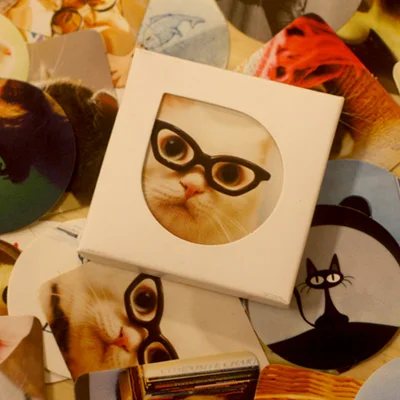 

38 PCS/pack Star Sky Black Cats Diary Stickers Post it Kawaii Planner Scrapbooking Sticky Stationery Escolar School Supplies