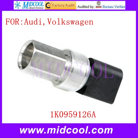 

New A/C Pressure Sensor OEM 1K0959126A for Audi Volkswagen VW