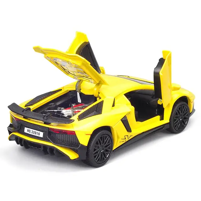 2019 New 132 Aventador LP750 Diecast Model Car Sound Light
