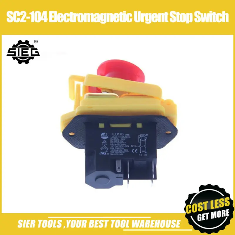 

Free Shipping!/SC2-104 Electromagnetic Urgent Stop Switch/SIEG SC2 Button
